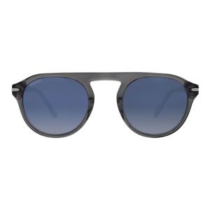 Arthur Shiny Transparent Grey Pol Blue Gradient