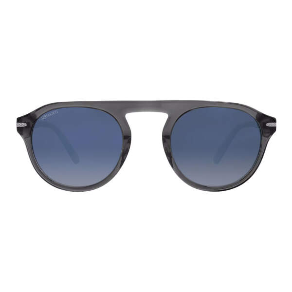 Arthur Shiny Transparent Grey Pol Blue Gradient